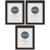 Simply Everyday 5 X 7" Block Frames 3pk - Black -Home Furnishings Store 290764 3pk simply everyday block frames 5x7 black 2