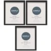 Simply Everyday 8 X 10" Block Frames 3pk - Black 2 Simply Everyday 8 X 10" Block Frames 3pk - Black -Home Furnishings Store 290765 3pk simply everyday block frames 8x10 black 2