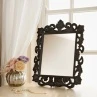 B&M Ornate Dressing Table Mirror -Home Furnishings Store 304006 Ornate dressing table mirror Black1