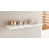 Norsk High Gloss Shelf 90cm - White -Home Furnishings Store 318118 white high gloss shelf large 2