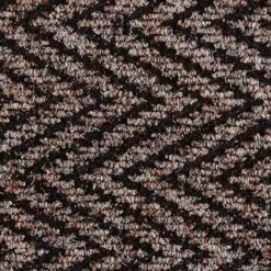 B&M Half Moon Indoor Chevron Doormat 40 X 70cm 16 B&M Half Moon Indoor Chevron Doormat 40 X 70cm -Home Furnishings Store 319759 Half Moon Indoor Chevron Mat 40x70cm brown detail 2