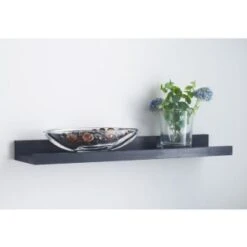 Lokken Small Picture Shelf 48cm - Black