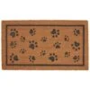 B&M Rubber & Coir Doormat - Paw Prints -Home Furnishings Store 320572 rubber and coir doormat 5