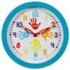 B&M Learn To Tell The Time Clock - Blue -Home Furnishings Store 321977 learn to tell the time clock 6