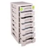 Really Useful Storage Tower 7 X 7L - Grey -Home Furnishings Store 324438 really usefil 7x7 drawers gove grey 2