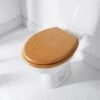Addis Wood Finish Toilet Seat -Home Furnishings Store 332126 addis wood finish toilet seat oak