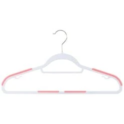 B&M Addis Non-Slip Hangers 6pk - Multi Colour -Home Furnishings Store 333092 addis 6pk non slip hangers colour 2