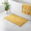 B&M Signature Microfibre Noodle Bath Mat - Ochre -Home Furnishings Store 345480 signature bath mat ochre