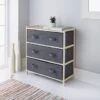 Spaceways 3 Drawer Canvas Unit -Home Furnishings Store 349041 addis pine canvas 3 drawers