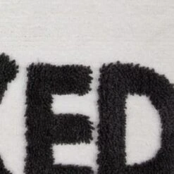 Get Naked Tufted Bath Mat - White 7 Get Naked Tufted Bath Mat - White -Home Furnishings Store 351414 urban tropics slogan tufted bathmat get naked 2