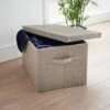 B&M Foldable Storage Box - Grey -Home Furnishings Store 355745 grey foldable box