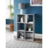 Lokken 6 Cube Shelving Unit - Grey -Home Furnishings Store 360086 lokken 6 cube grey