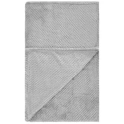 Simply Everyday Waffle Throw - Silver -Home Furnishings Store 360835 simply waffle throw grey 2