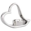 B&M Heart Ceramic Tealight Candle Holder -Home Furnishings Store 361566 heart ceramic tealight
