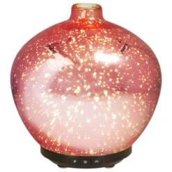 Essence Colour Changing Rose Gold Aroma Diffuser -Home Furnishings Store 363278 colour changing glass aroma diffuser rosa red 2