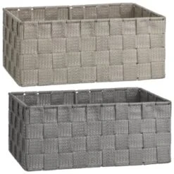 B&M Woven Storage Baskets 3pk - Silver -Home Furnishings Store 365979 365978 3pk woven baskets group 2