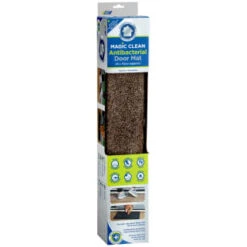 B&M Antibacterial Doormat - Brown -Home Furnishings Store 366004 anti bac magic clean mat brown