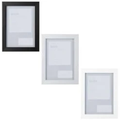 B&M Block Photo Frame 5 X 7" 2pk - White 9 B&M Block Photo Frame 5 X 7" 2pk - White -Home Furnishings Store 367046 2pk block photo frame 5x7 main