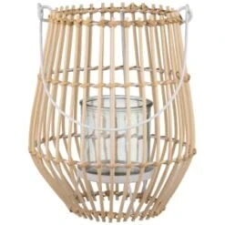 B&M Scandi Shore Rattan Style Lantern 5 B&M Scandi Shore Rattan Style Lantern -Home Furnishings Store 368089 rattan lantern