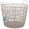 B&M Storage Basket With Tassel - Grey 1 B&M Storage Basket With Tassel - Grey -Home Furnishings Store 368483 basket with tassel grey
