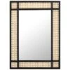 B&M Cane Border Mirror