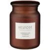 B&M Large Spa Scented Candle - Amber - Restore -Home Furnishings Store 368679 large spa candle restore 5