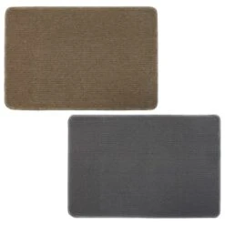 B&M Loop Washable Doormat 50 X 75cm - Grey 7 B&M Loop Washable Doormat 50 X 75cm - Grey -Home Furnishings Store 370206 loop washable doormat 50x75cm natural 1