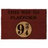 Harry Potter Doormat - This Way To Platform -Home Furnishings Store 370215 harry potter doormat 37x55cm