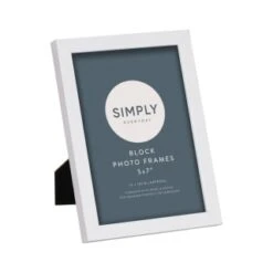 Simply Everyday 5 X 7" Block Frames 3pk - White -Home Furnishings Store 370279 3pk simply everyday block frames 5x7 white 3