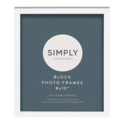 Simply Everyday 8 X 10" Block Frames 3pk - White -Home Furnishings Store 370280 3pk simply everyday block frames 8x10 white 2