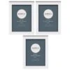 Simply Everyday 4 X 6" Block Frames 3pk - White 2 Simply Everyday 4 X 6" Block Frames 3pk - White -Home Furnishings Store 370283 3pk simply everyday block frames 4x6 white 2