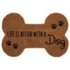 B&M Dog Bone Shaped Doormat -Home Furnishings Store 371948 shaped doormat