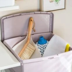 B&M Waffle Clip Box 25.5L - Blush -Home Furnishings Store 375471 blush 25 5l waffle clip box 3