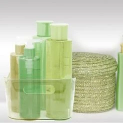 B&M Small Clear Storage Tub -Home Furnishings Store 376039 376040 clear storage tub 2