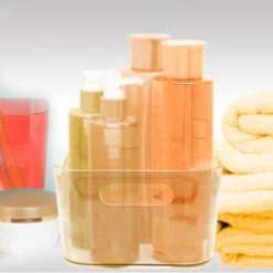 B&M Small Clear Storage Tub -Home Furnishings Store 376039 376040 clear storage tub 4