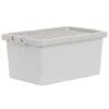 B&M Storage Box With Lid 11L - Graphite -Home Furnishings Store 377031 11l storage box grey 2