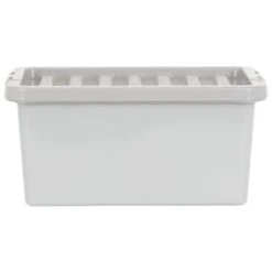 B&M Storage Box With Lid 11L - Graphite -Home Furnishings Store 377031 11l storage box grey 4