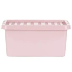 B&M Storage Box With Lid 11L - Dusty Pink 8 B&M Storage Box With Lid 11L - Dusty Pink -Home Furnishings Store 377033 11l storage box dusty pink