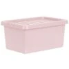 B&M Storage Box With Lid 11L - Dusty Pink -Home Furnishings Store 377033 11l storage box dusty pink 3