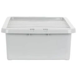 B&M Under Bed Storage Box 32L - Grey -Home Furnishings Store 377037 under bed storage box 32l grey