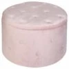B&M Round Blush Ottoman -Home Furnishings Store 378067 round blush ottoman