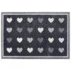 B&M Eco Flex Doormat - Hearts -Home Furnishings Store 379095 eco flex doormat 50x75cm grey hearts