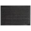 B&M Large Printed Magic Doormat - Black & Grey Stripe -Home Furnishings Store 379103 large magic doormat 60x90cm printed black and grey stripe