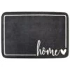 B&M Super Soft Washable Slogan Mat 50 X 70cm - Grey 1 B&M Super Soft Washable Slogan Mat 50 X 70cm - Grey -Home Furnishings Store 379118 slogan super soft washable mat 50x75cm home grey