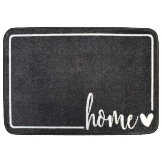 B&M Super Soft Washable Slogan Mat 50 X 70cm - Grey 3 B&M Super Soft Washable Slogan Mat 50 X 70cm - Grey