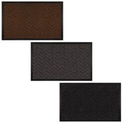 B&M Ultimate Trap Mat 55 X 85cm - Brown -Home Furnishings Store 379122 durable ultimate sculpted trap mat 55x85cm main