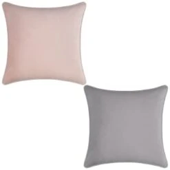 Supersoft Velvet Cushion Covers 2pk - Grey 9 Supersoft Velvet Cushion Covers 2pk - Grey -Home Furnishings Store 380355 380356 velvet cushion covers group 2 1