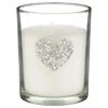 Karina Bailey Heart Diamond Candle -Home Furnishings Store 380405 heart diamond