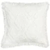 B&M Amara Waffle Geo Cream Cushion -Home Furnishings Store 380642 amara cream waffle geo cushion front