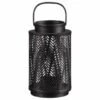 B&M Black Metal Lantern 2 B&M Black Metal Lantern -Home Furnishings Store 381546 black metal lantern